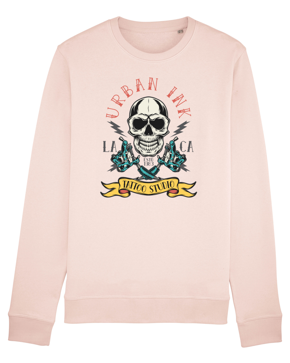 Bluză mânecă lungă Unisex Rise Candy Pink