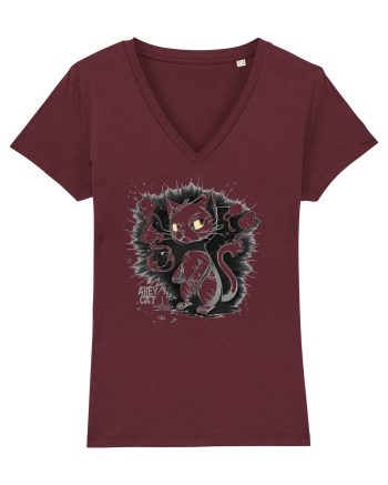 ALLEY CAT - pisica vagaboanda :D Burgundy