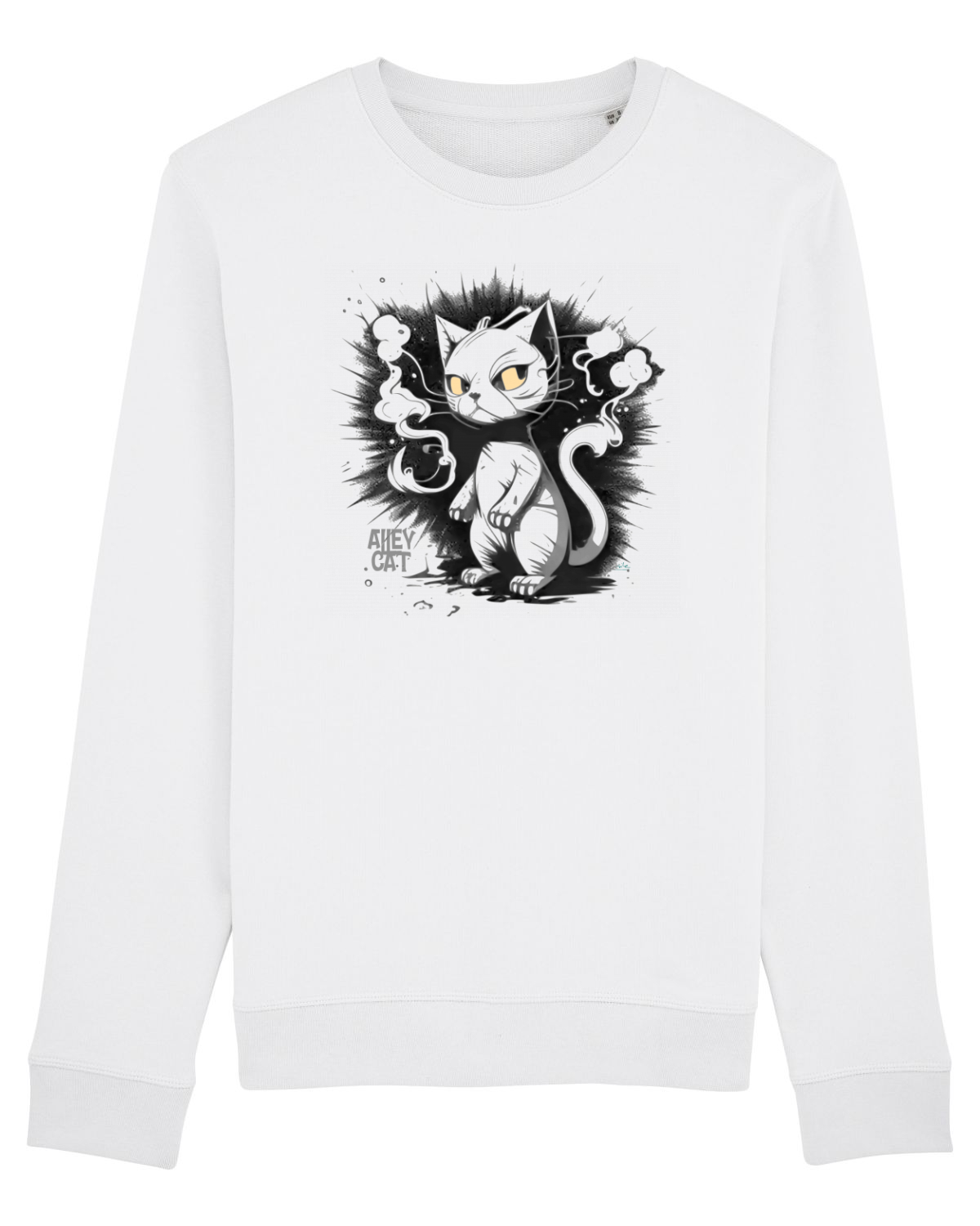 Bluză mânecă lungă Unisex Rise White