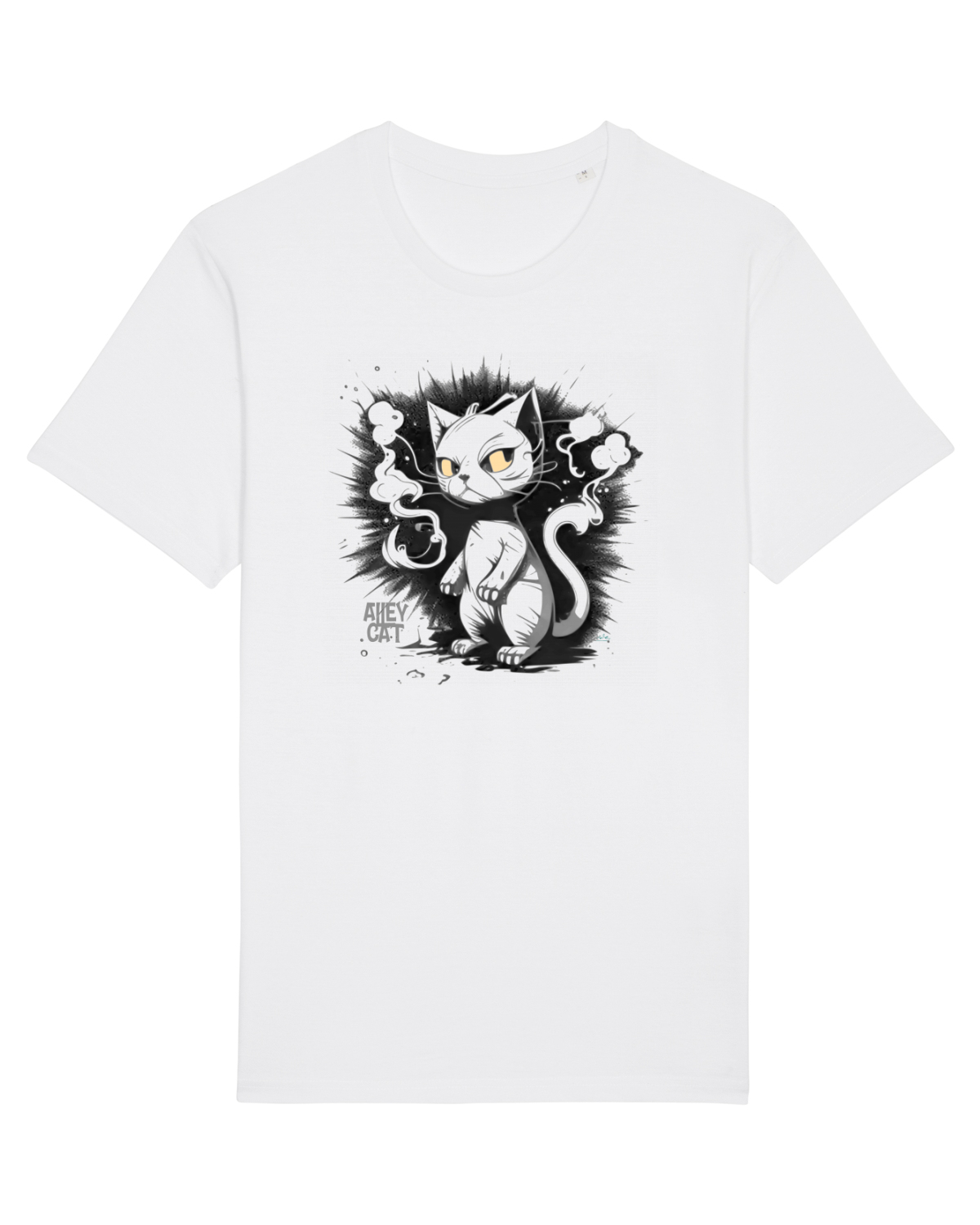 Tricou mânecă scurtă Unisex Rocker White