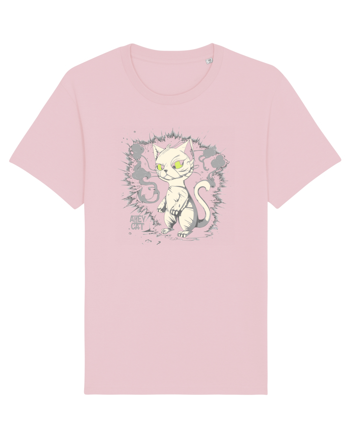 Tricou mânecă scurtă Unisex Rocker Cotton Pink
