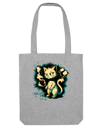 COOL CAT  - mâța cool :D Heather Grey