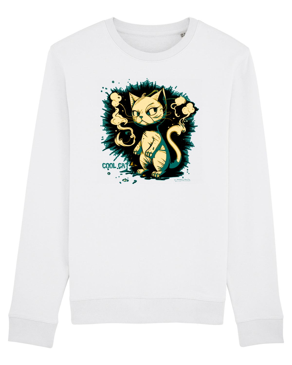 Bluză mânecă lungă Unisex Rise White