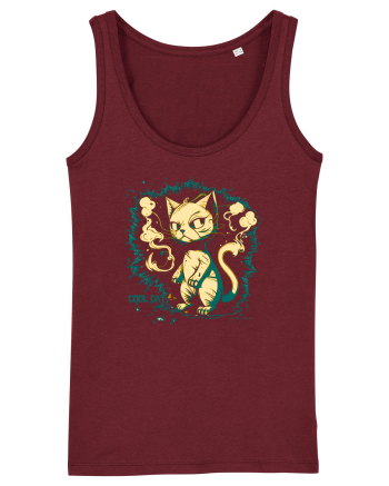 COOL CAT 2  - mâța cool :D Burgundy