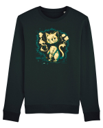 COOL CAT 2  - mâța cool :D Bluză mânecă lungă Unisex Rise