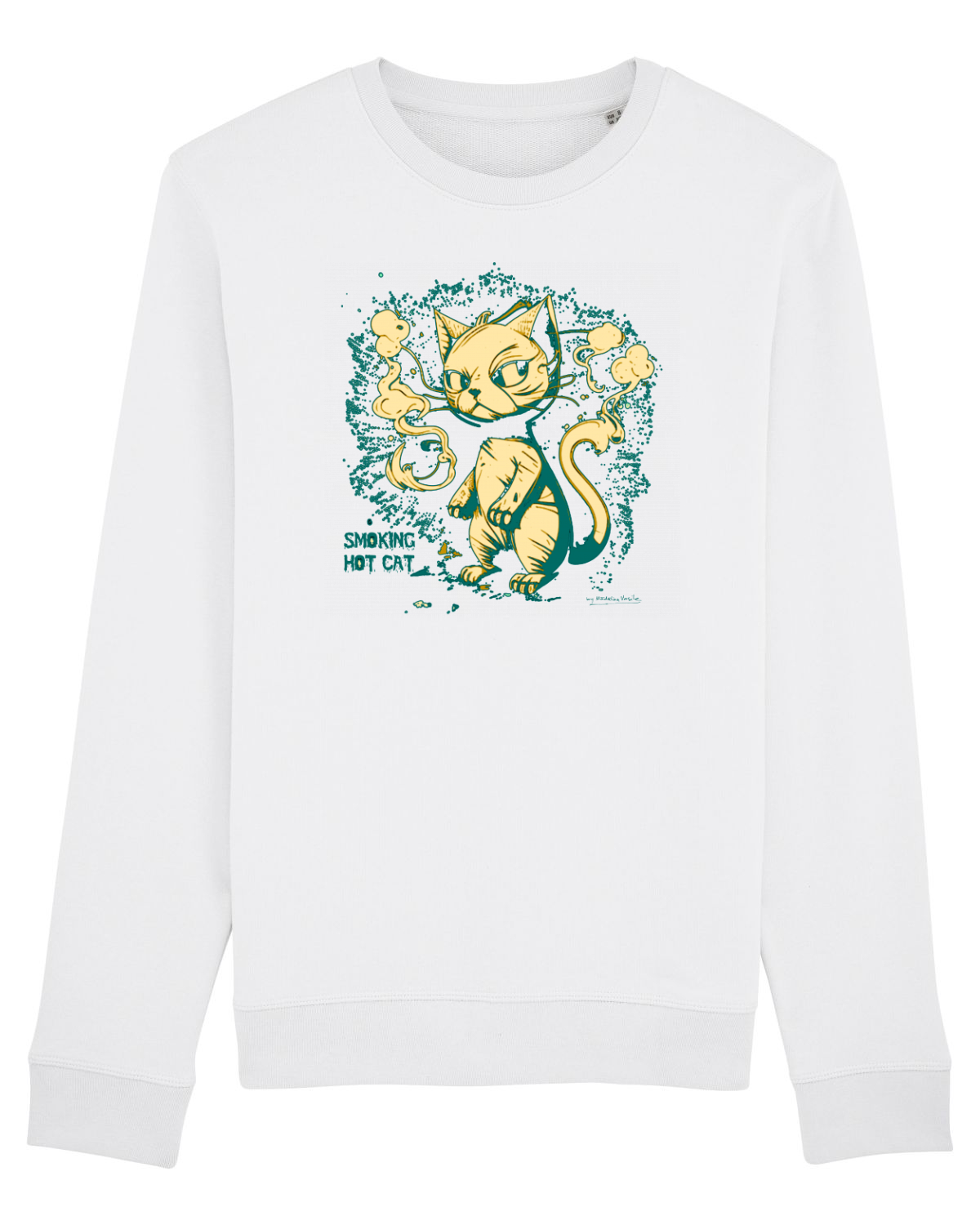 Bluză mânecă lungă Unisex Rise White