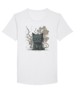 BAD KITTY  - mâța / pisica /motanul rea / rau :D Tricou mânecă scurtă guler larg Bărbat Skater