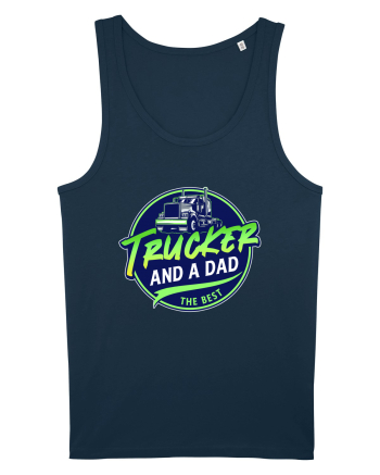 The Best Trucker and Dad Navy