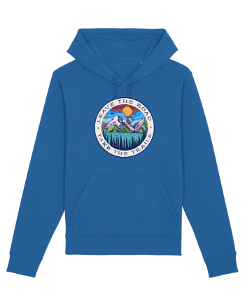 Leave the Road, take the Trails Royal Blue