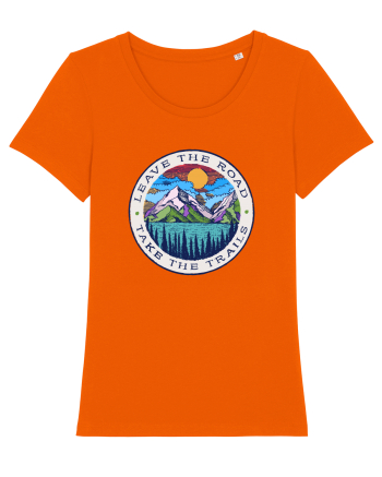 Leave the Road, take the Trails Bright Orange