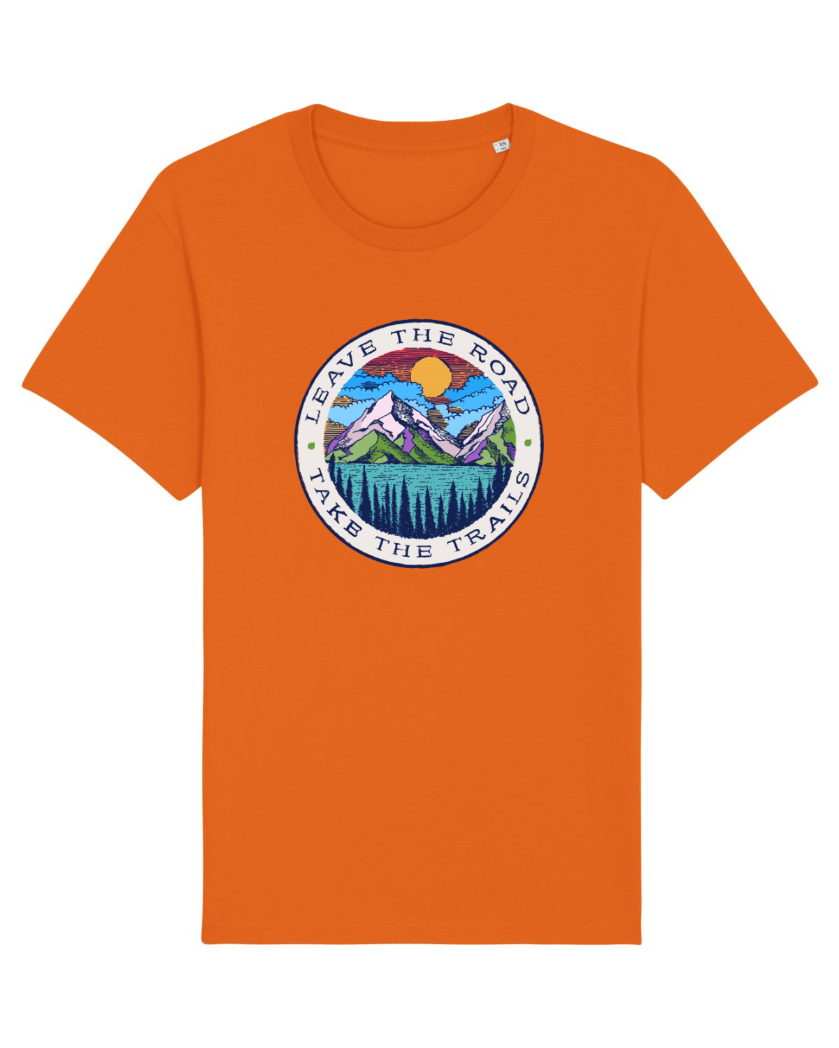 Tricou mânecă scurtă Unisex Rocker Bright Orange