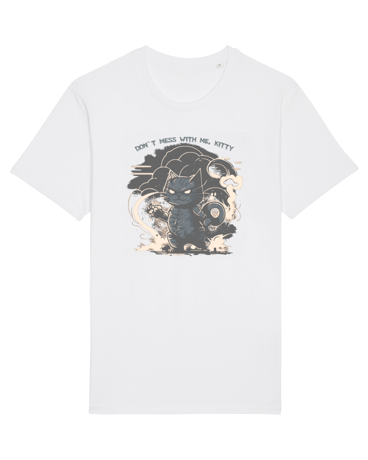 Tricou mânecă scurtă Unisex Rocker White