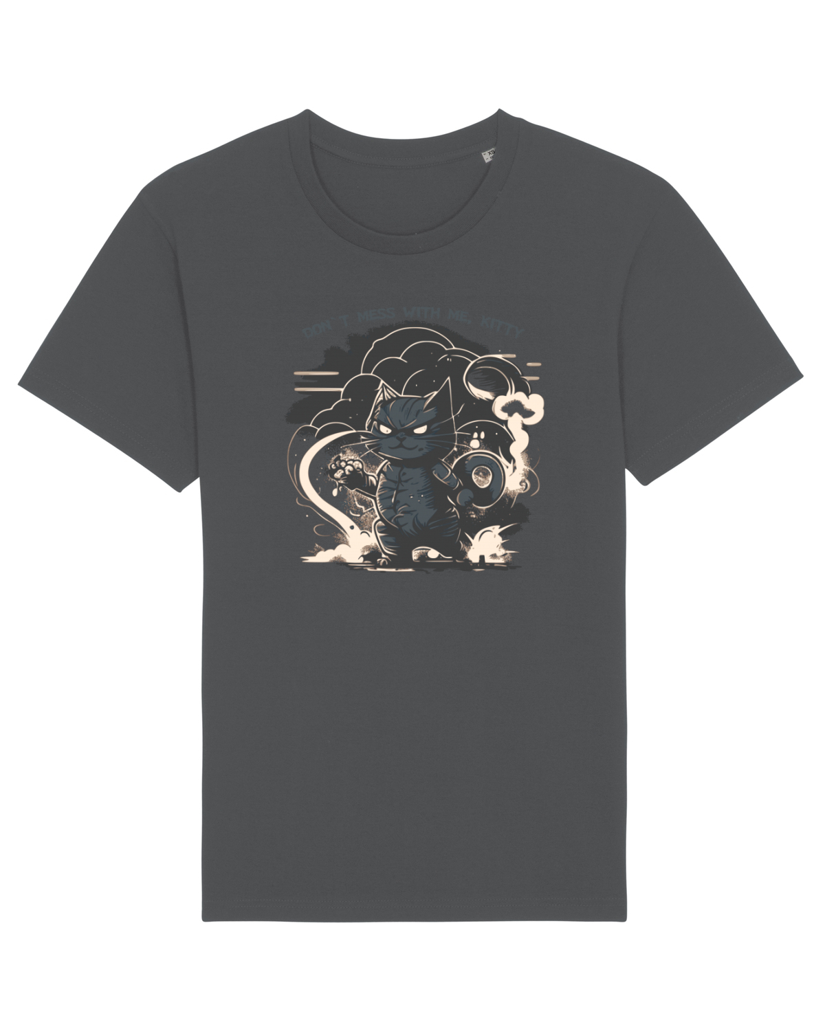 Tricou mânecă scurtă Unisex Rocker Anthracite
