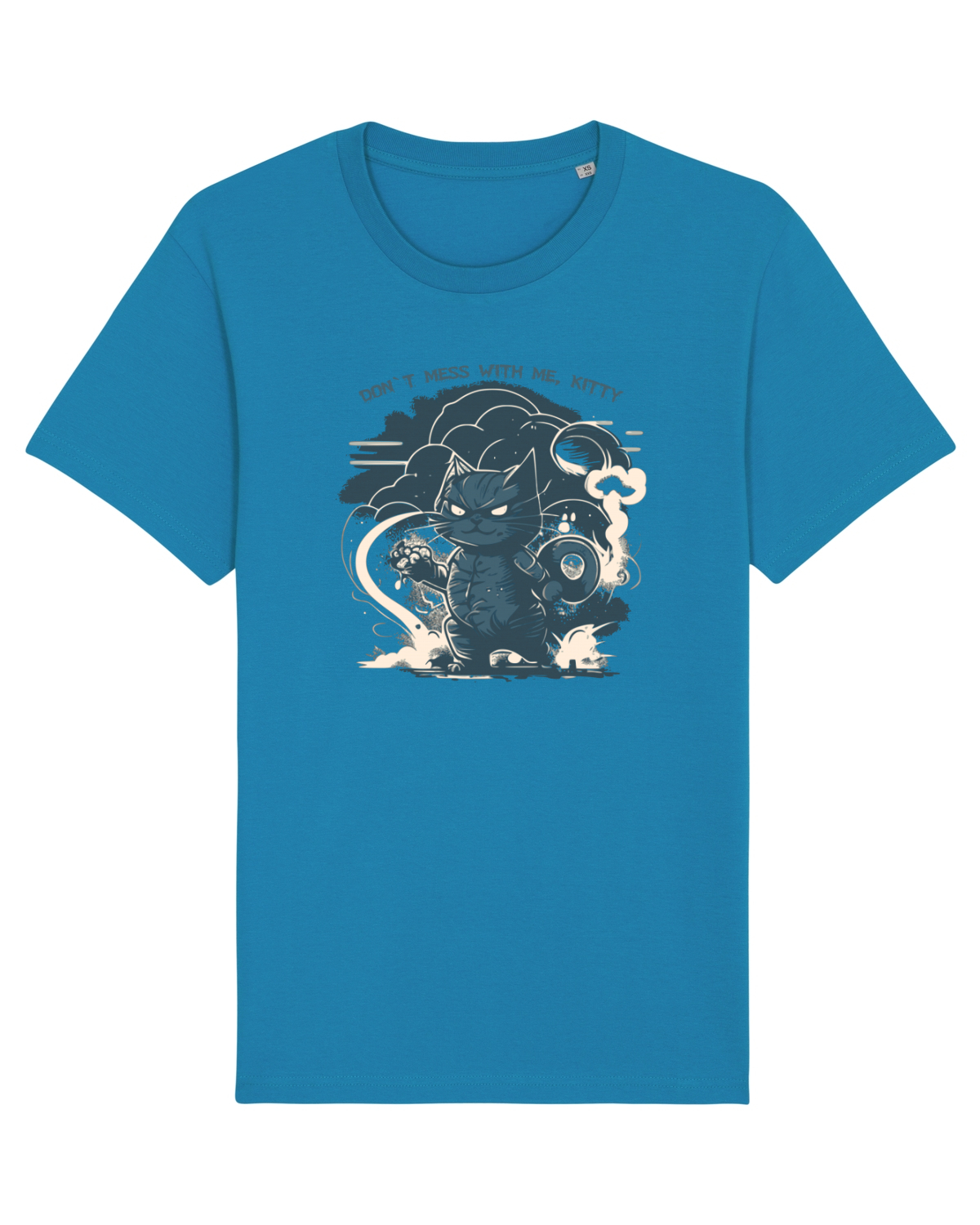Tricou mânecă scurtă Unisex Rocker Azur