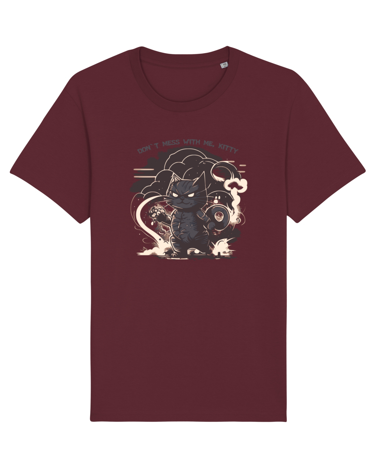 Tricou mânecă scurtă Unisex Rocker Burgundy