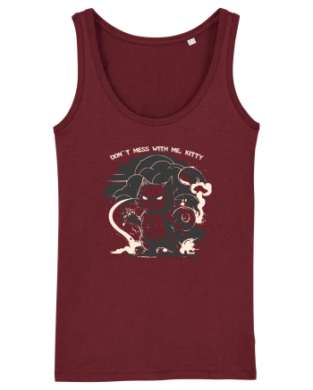 DON`T MESS WITH ME, KITTY 2 :D Burgundy