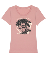 DON`T MESS WITH ME, KITTY 2 :D Tricou mânecă scurtă guler larg fitted Damă Expresser