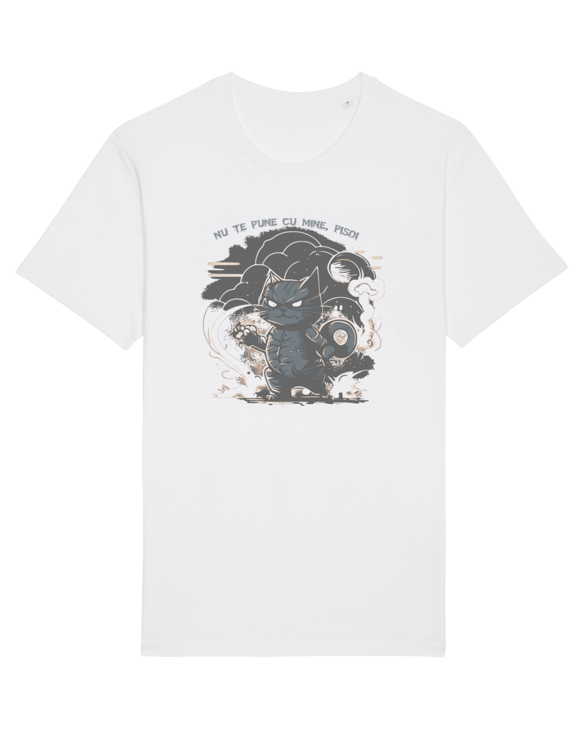 Tricou mânecă scurtă Unisex Rocker White