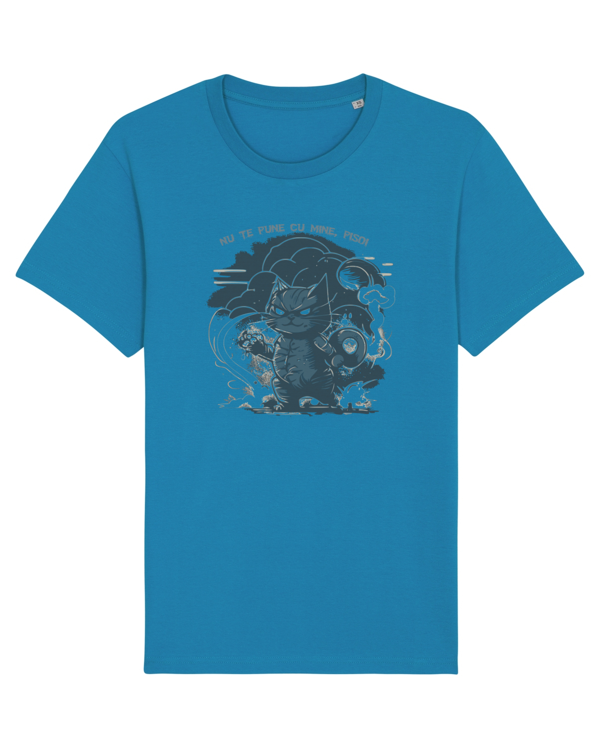 Tricou mânecă scurtă Unisex Rocker Azur