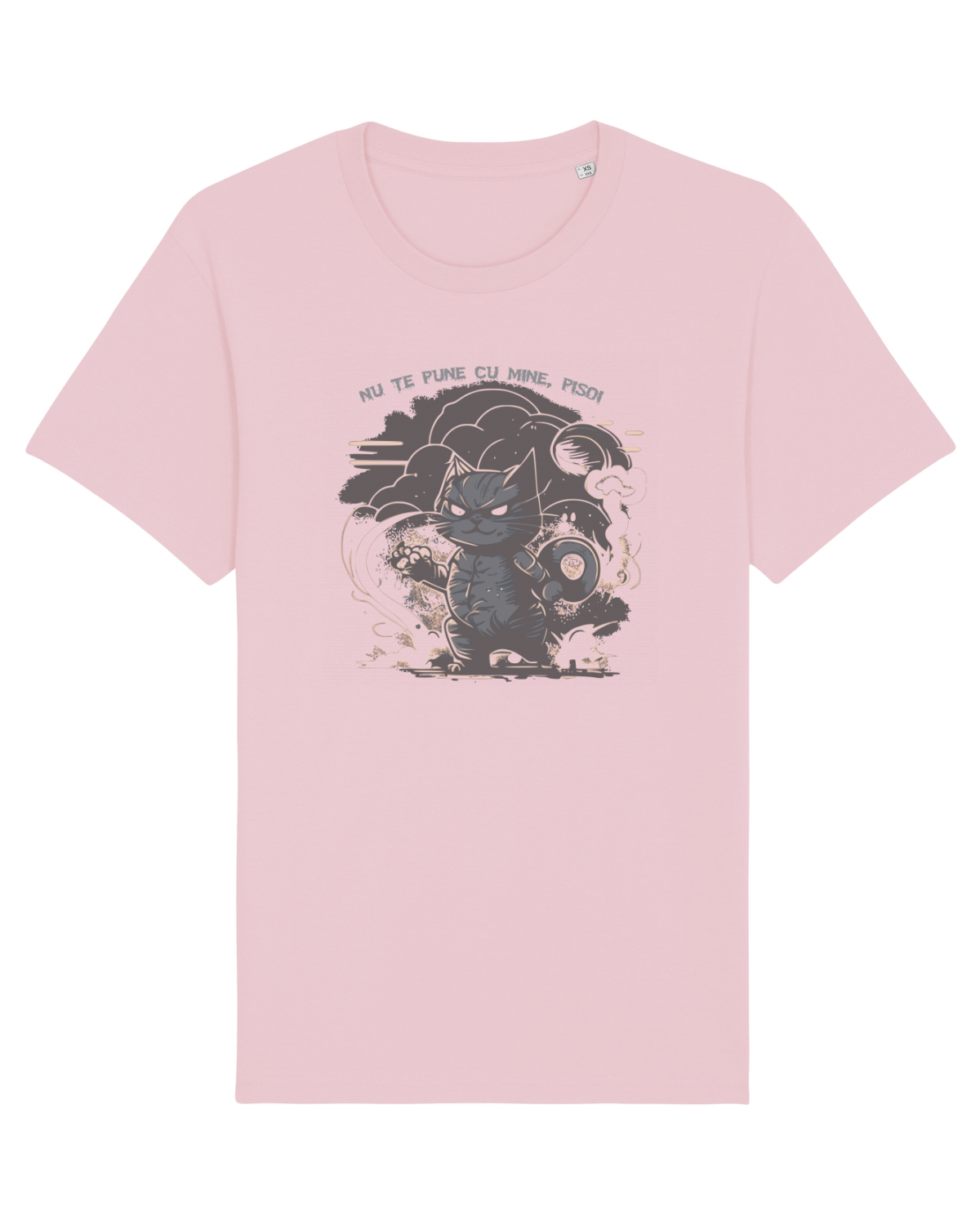 Tricou mânecă scurtă Unisex Rocker Cotton Pink