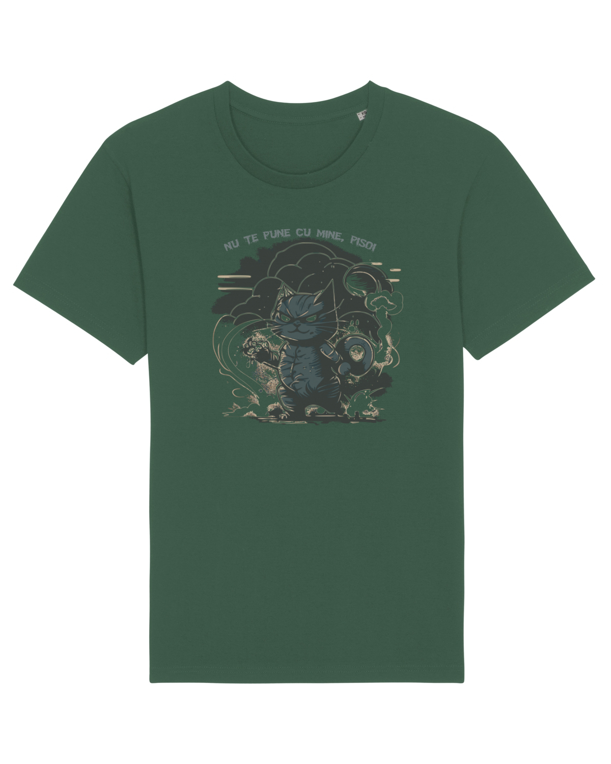 Tricou mânecă scurtă Unisex Rocker Bottle Green