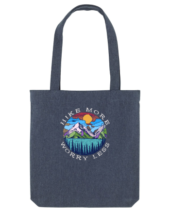 Hike More Worry Less Midnight Blue