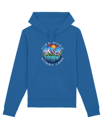 Hike More Worry Less Royal Blue