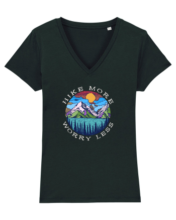 Hike More Worry Less Black
