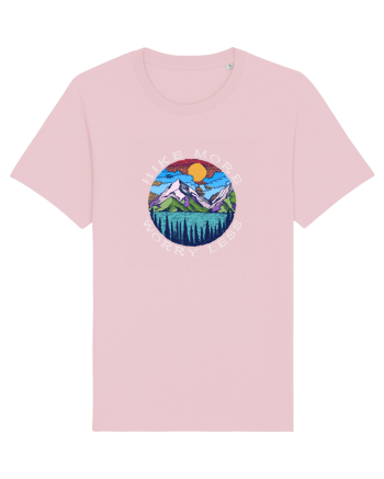 Hike More Worry Less Cotton Pink