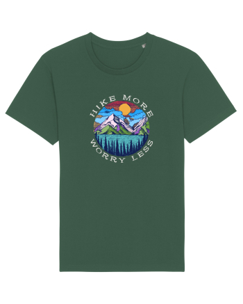 Hike More Worry Less Bottle Green