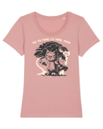 NU TE PUNE CU MINE, PISOI 2 :D Tricou mânecă scurtă guler larg fitted Damă Expresser