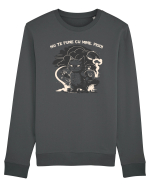 NU TE PUNE CU MINE, PISOI 2 :D Bluză mânecă lungă Unisex Rise