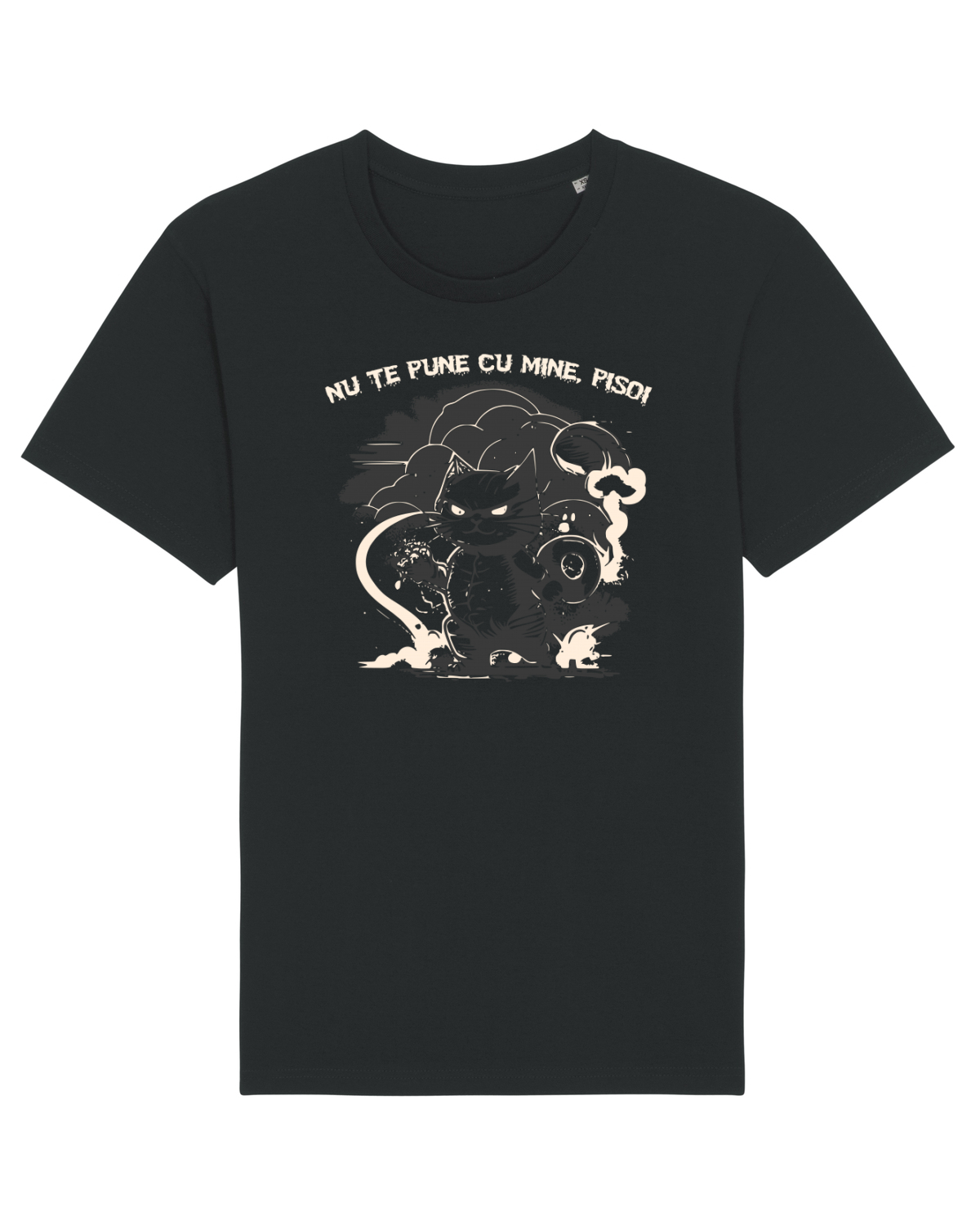 Tricou mânecă scurtă Unisex Rocker Black