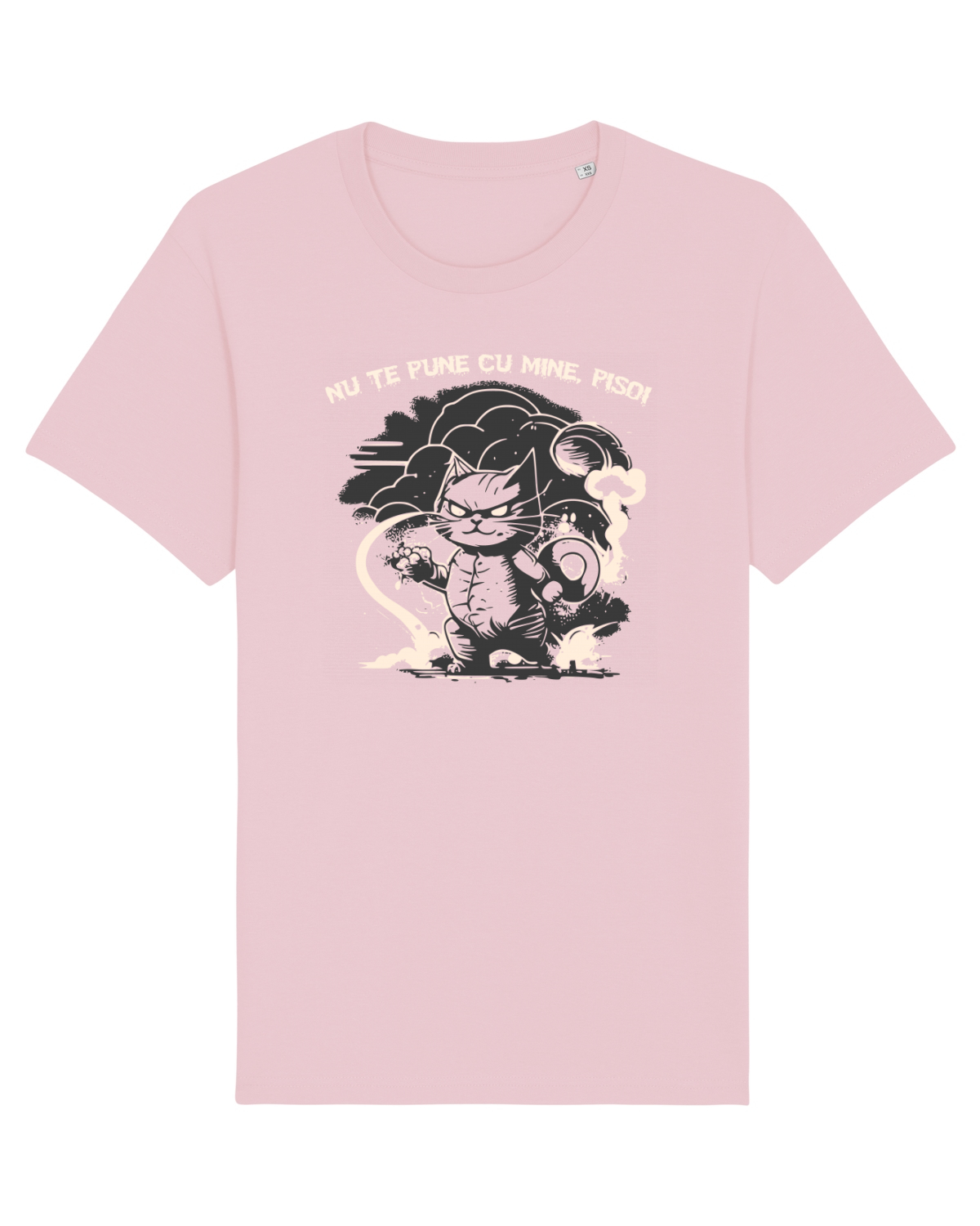 Tricou mânecă scurtă Unisex Rocker Cotton Pink