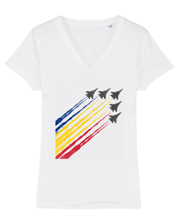 Romanian Air Force F16 White