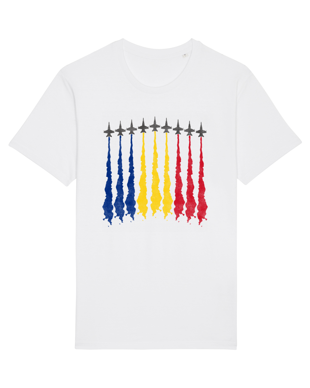 Tricou mânecă scurtă Unisex Rocker White