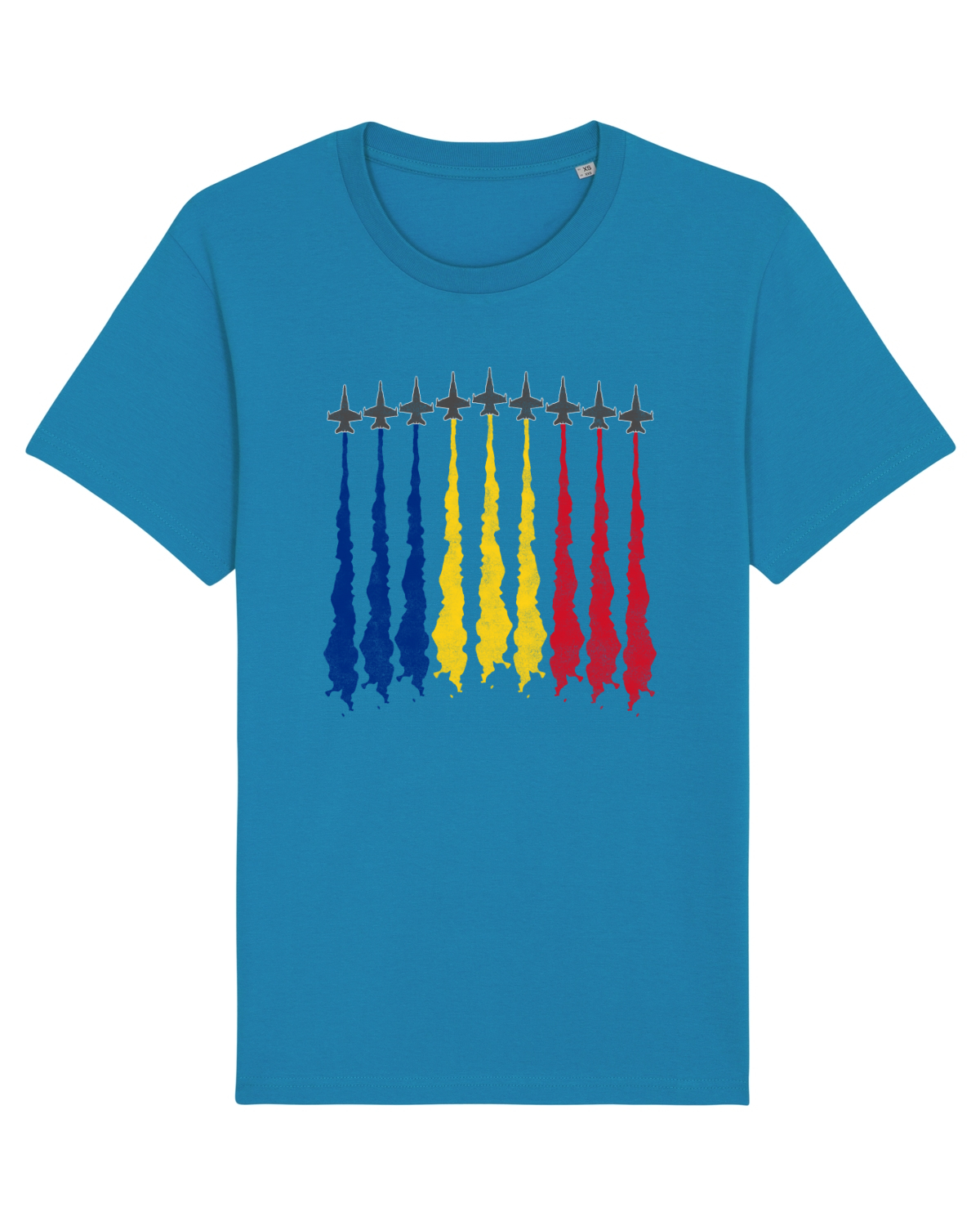 Tricou mânecă scurtă Unisex Rocker Azur
