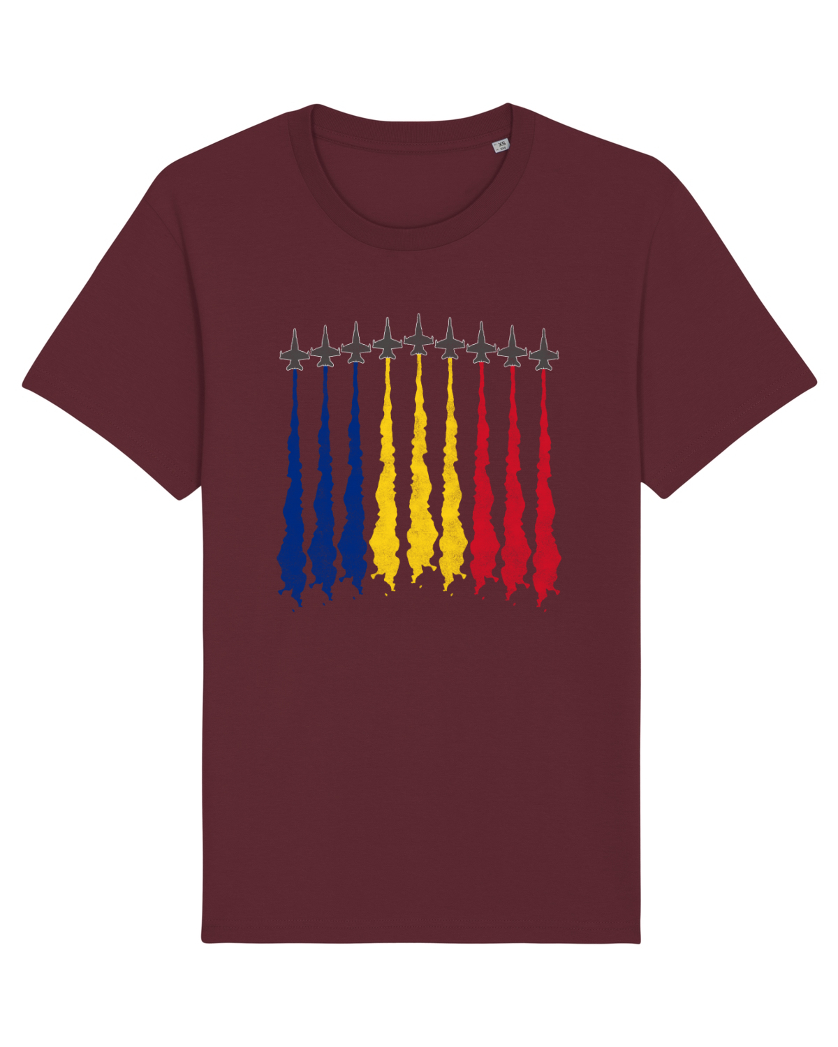 Tricou mânecă scurtă Unisex Rocker Burgundy