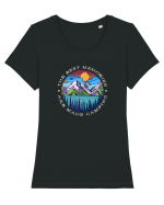 The best memories are made camping Tricou mânecă scurtă guler larg fitted Damă Expresser