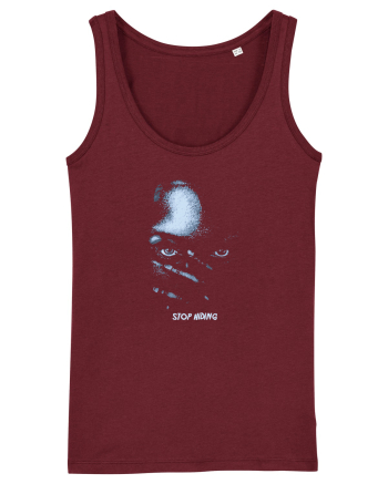 STOP HIDING Burgundy