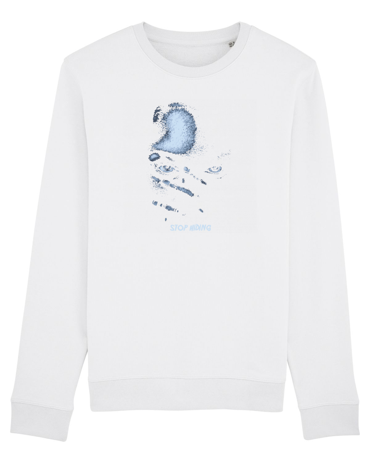 Bluză mânecă lungă Unisex Rise White