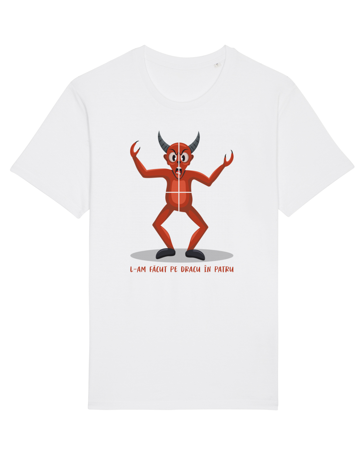 Tricou mânecă scurtă Unisex Rocker White