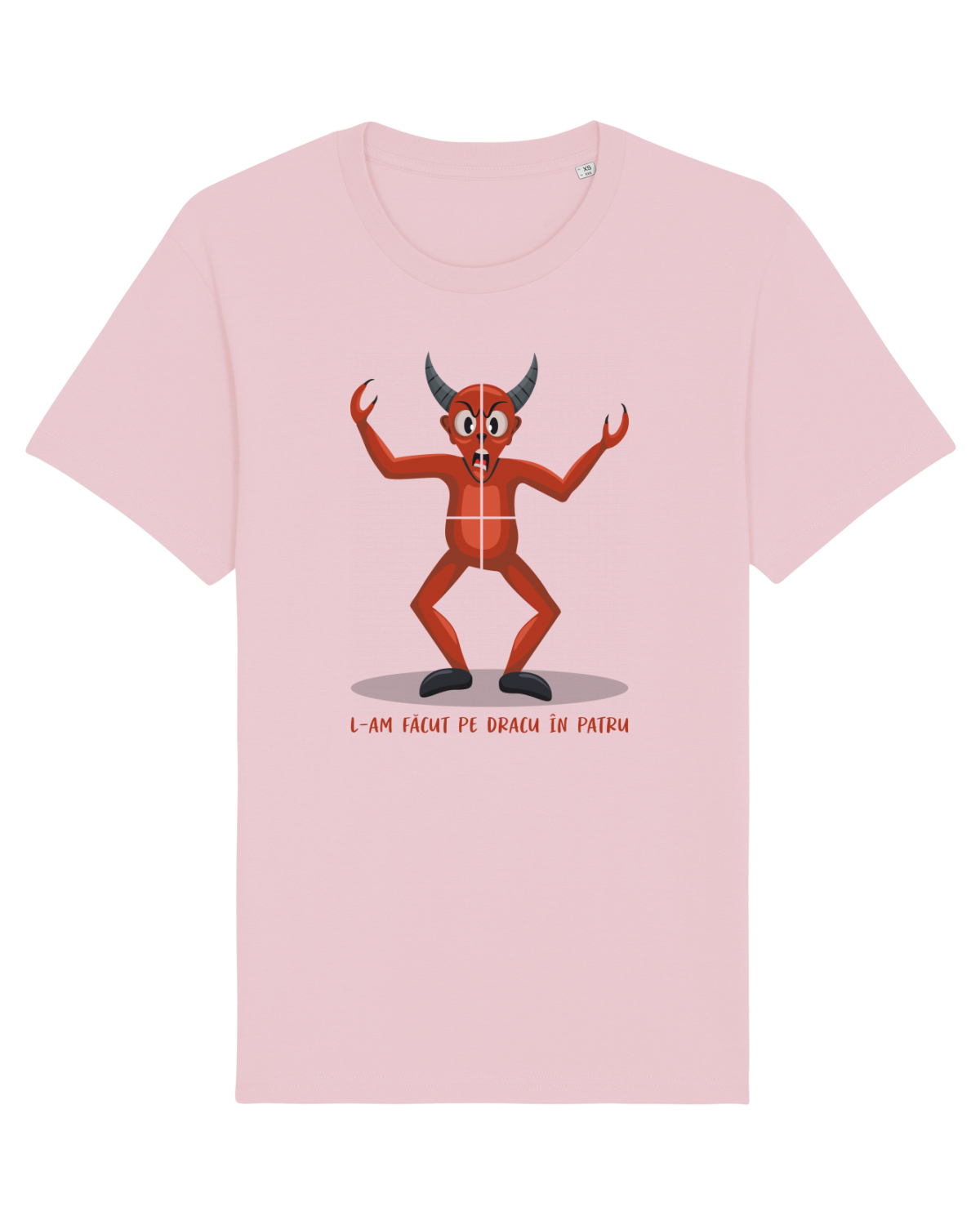 Tricou mânecă scurtă Unisex Rocker Cotton Pink