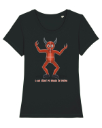 L-am făcut pe dracu în patru - v2 Tricou mânecă scurtă guler larg fitted Damă Expresser