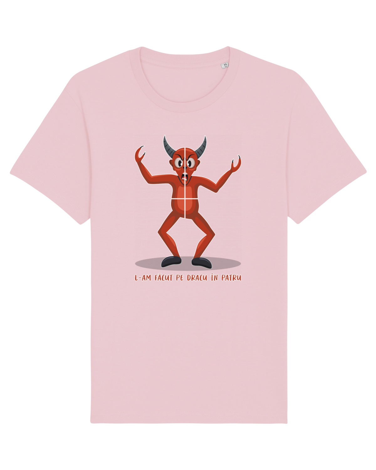 Tricou mânecă scurtă Unisex Rocker Cotton Pink