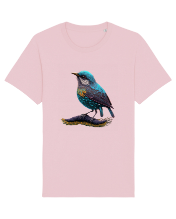 Pasăre pe crenguță Cotton Pink