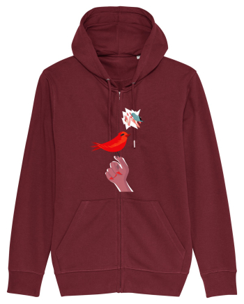 Libertate în palme Burgundy