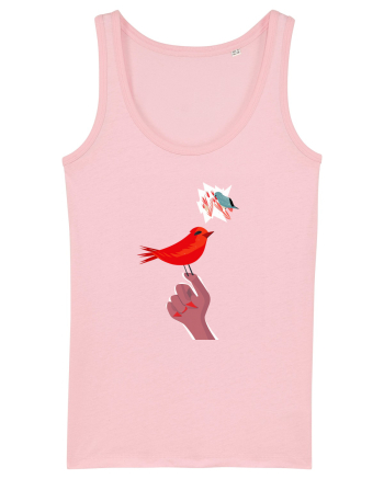 Libertate în palme Cotton Pink