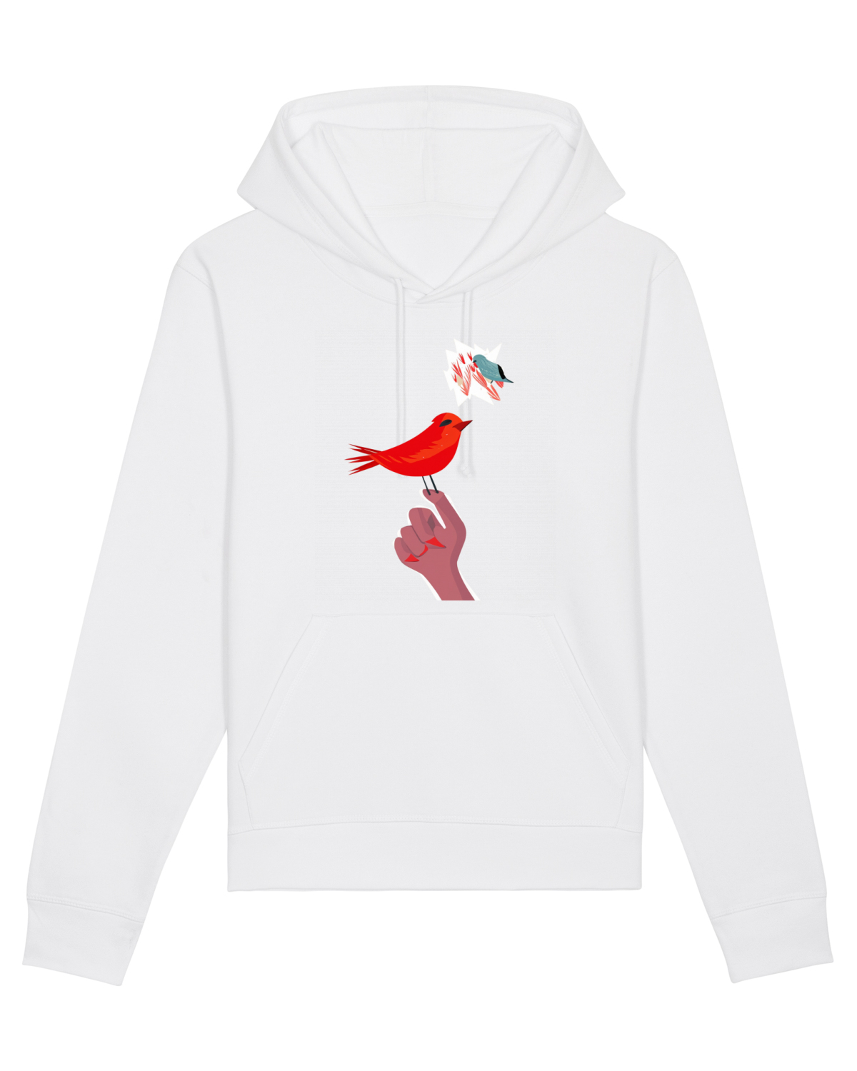 Hanorac Unisex Drummer White