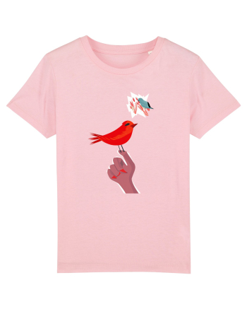 Libertate în palme Cotton Pink